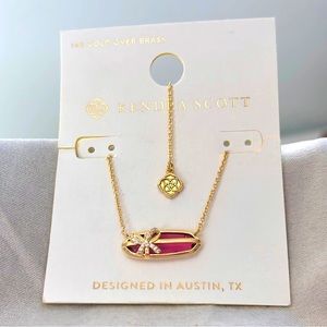 RARE Kendra Scott “Gift” Bow Necklace #NWT